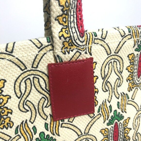 GUCCI Shoulder Bag Tote Bag Canvas Multicolore - Picture 5 of 10